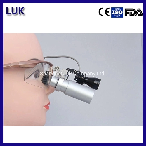 All Magnification Medical Instrument Surgical Dental Optical Loupe with LED Headlight