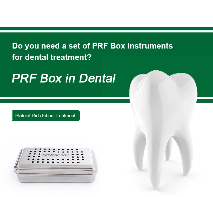 Dental PRF and GRF Box System Platelet Rich Fibrin Implants Instruments